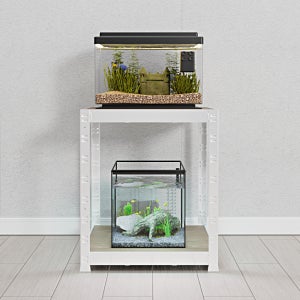 어항선반 축양장 수조 철제 다이 받침대 1자 2자 광폭 30큐브 400400450 2단