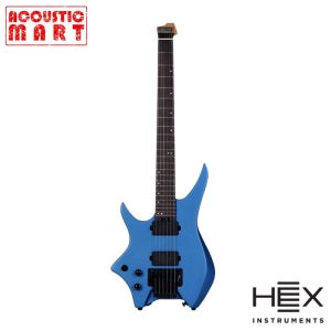 헥스 일렉기타 N500L S/MEB 왼손잡이 헤드리스 입문용 일렉기타 전자기타 왼손기타
