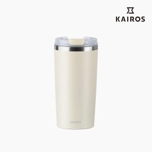 카이로스 클래식 베큠 텀블러 470ml, 크림
