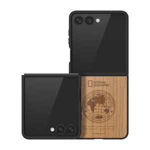 내셔널지오그래픽 갤럭시 Z플립7 네이처 우드 케이스 NGM-F7D