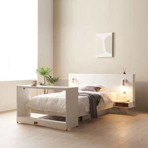 버킷츠 북슬립 스마트 모션베드 전동침대 알람침대 마베드 Ma bed SS+SS(슈퍼싱글+슈퍼싱글), 화이트