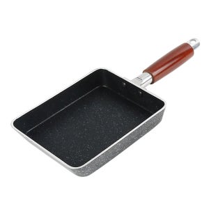 19.5cm 사각 계란말이팬 논스틱 마블코팅 미니 후라이팬 가정용 토스트 네모팬