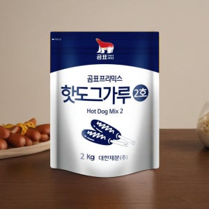 핫도그 반죽 믹스 가루 재료 대용량 만들기, 2kg, 1개