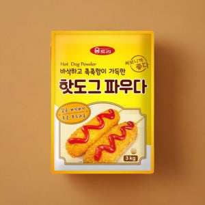핫도그 반죽 믹스 가루 재료 대용량 만들기, 3kg, 1개