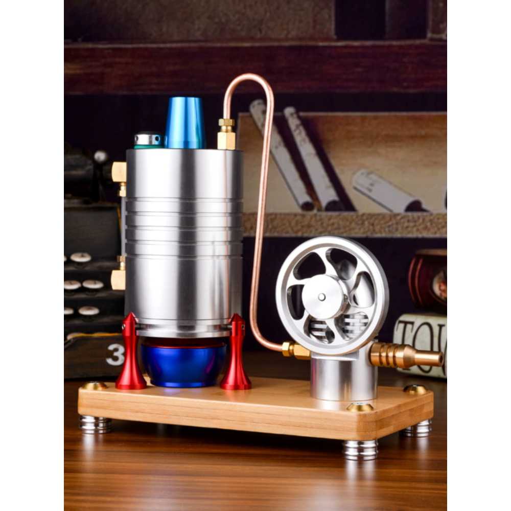 증기기관 엔진모형 발전기 증기 키트 모형 모터 폰충전기 이색 물리학