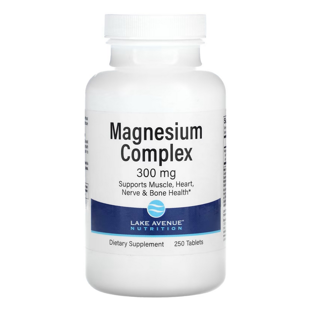 레이크에비뉴뉴트리션 <b>마그네슘 컴플렉스 300mg</b> 250타블렛