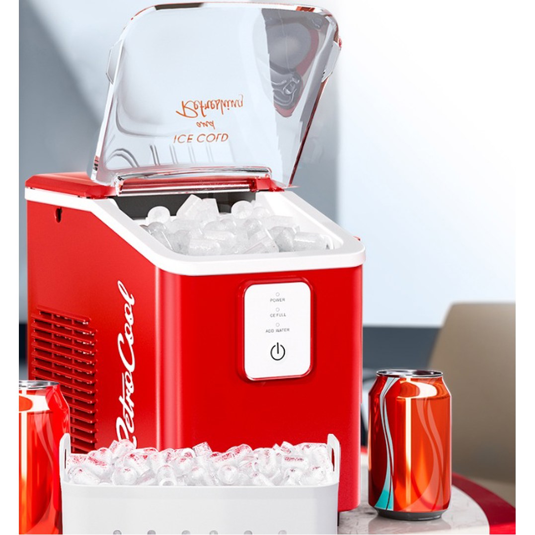 코카콜라 얼음제조기 홈카페 제조기 사무실 레트로 아이스 레드 제빙기(220V) 제빙기