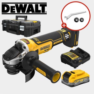 디월트 20V 그라인더 전동 충전 무선 핸드 연마 절단기 DCG4051S1 파워배터리 세트