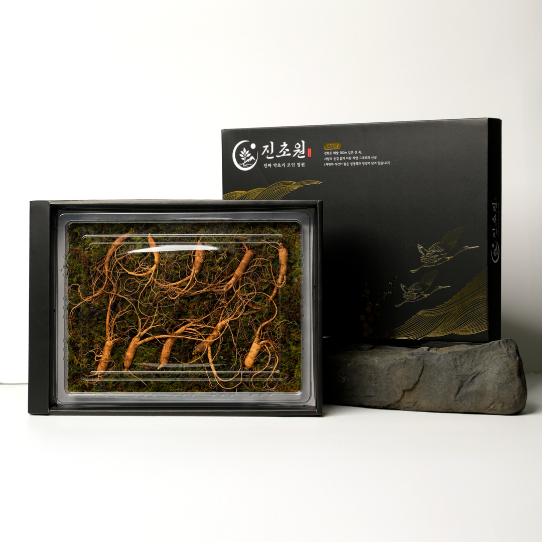 진초원 <b>산양</b><b>산삼</b> <b>산양삼</b> 장뇌삼 자연산 <b>산삼</b> 6년근 10뿌리