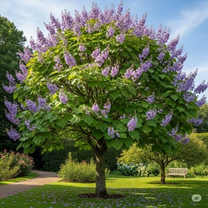 참오동나무 씨앗 5립 소포장 보라색 꽃이 피는 속성수