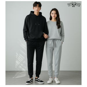 와우코지 조거바지 남자 여자 4계절 밴딩 트레이닝 팬츠 운동 바지 빅사이즈