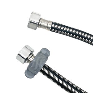 편리한 손조립 세면기 조절대 40cm 연결 고압호스 미진수도