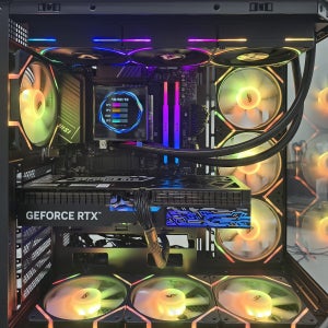 스피드컴퓨터 조립PC 9950X3D RTX5080 32g 2TB 고사양 튜닝 올블랙PC