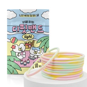 국내제조 디핏밴드 라이트, 실리콘 썸머 밴드 팔찌 어린이, 성인 캠핑, 등산, 워터밤