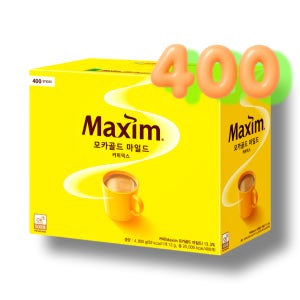 맥심 모카골드 마일드 커피믹스 12g 400T 커피 선물 400개입 화이트골드 400T