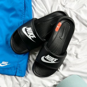 나이키 슬리퍼 빅토리원 발편한 사무실 슬라이드 블랙