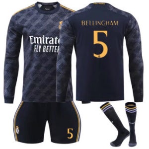 라리가 레알마드리드 원정 긴팔 유니폼 벨링엄 23/24 축구 유니폼