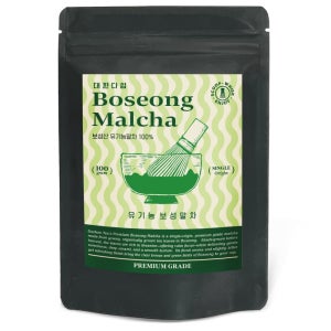 대한다업 유기농 보성말차 100g 세레모니얼+프리미엄 말차 차광가루녹차