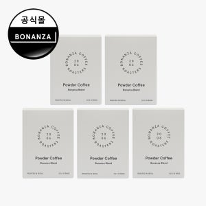 [대용량] 보난자커피 보난자 파우더 커피 인스턴트 가루 분말 실속형 50개입 [5박스]