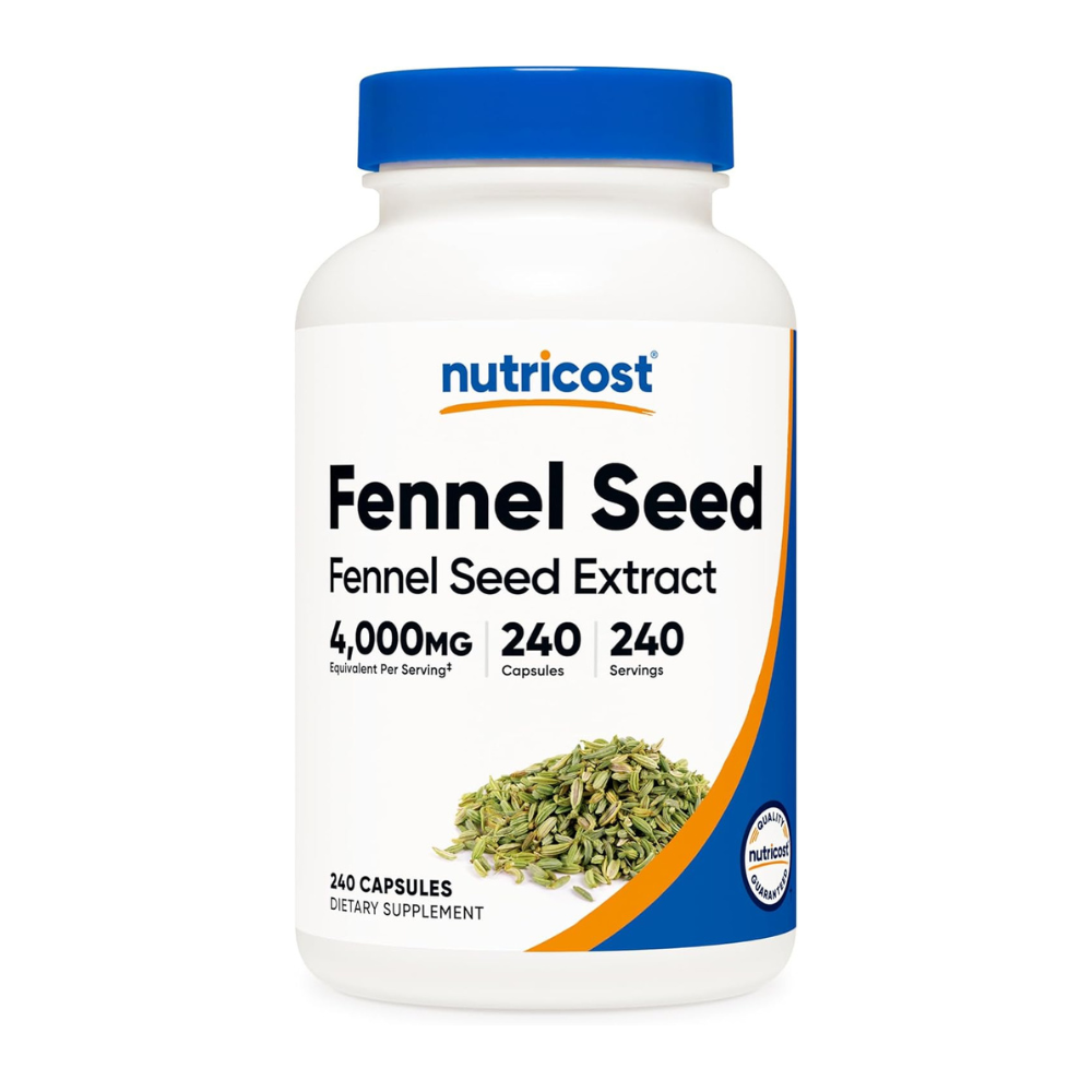 뉴트리코스트 <b>펜넬</b> <b>회향</b> 씨앗 씨 <b>추출물</b> 200mg 240캡슐 약 8개월분