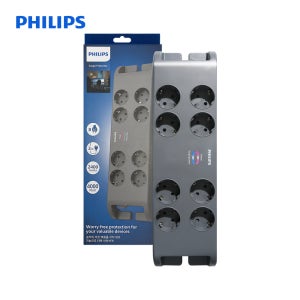 필립스 서지보호 울트라 멀티탭 고용량 과부하차단 8구 2M