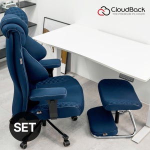 클라우드백 메쉬 게이밍의자+발받침대 세트 (M900MQ 2.0 +FS900M)