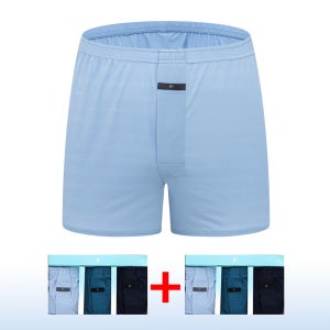 제임스딘 남자 쉘론 쿨 냉감 여름 트렁크 팬티 박서 3P+3P JHMTBZ63