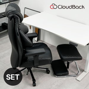 클라우드백 가죽 게이밍 의자+발받침대 세트 (M900PQ 2.0+FS900P)