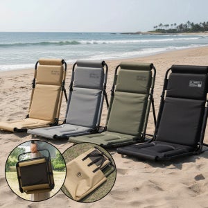 폴라리스 캠핑의자 G1 릴렉스 체어 그라운드 휴대용 의자 경량 등받이 좌식
