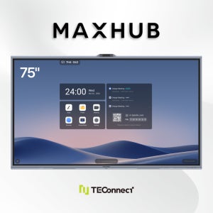 맥스허브 스마트전자칠판 V7 XBoard 75인치 MAXHUB 카메라 마이크 스피커 화상회의 컨퍼런스