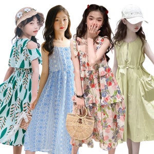 여아 원피스 주니어 여름 휴양지 드레스 초등학생 민소매 롱 원피스