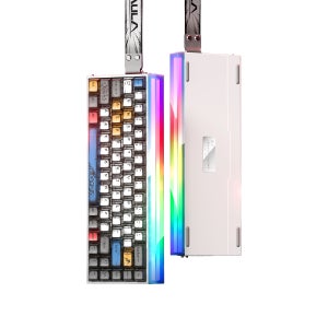 AULA 독거미 HERO68 HE Ultra 래피드 트리거 자석축 키보드 화이트, 옥황자축