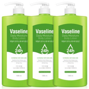 C2Y 바세린 24h 데일리 모이스춰 바디로션 1L, 3개