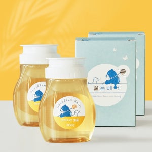 꿀든베어 토종꿀 프리미엄등급 국내산 아카시아꿀 260g 2개 총520g