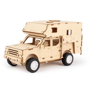 영공방 목공 DIY 직접 만드는 쉬운 조립키트 풀백카 픽업 트럭 캠핑카 미니카 장난감