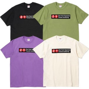 슈프림 x 주욕 트랜짓 반팔 티셔츠 - 25SS SS25T42