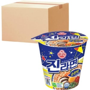오뚜기 진라면 순한맛 65g 소컵 30개 한박스 작은컵 컵라면 대용량 도매 30입 30컵