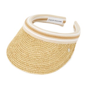 헬렌카민스키 비앙카 8 스트라이프 여성 바이저 HAT52203 NATURAL NOUGAT STRIPE