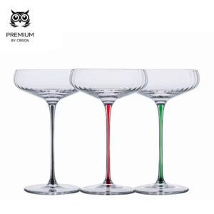 크리슨 하이앤드 스템컬러 칵테일잔 140ml CRISON 크리스탈 PCT202