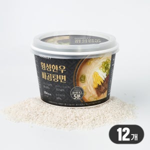 누들리 횡성한우 파곰탕면 글루텐프리 저칼로리 X 87g, 12개