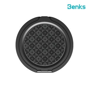 벤크스 케블라 카본 맥세이프 폰그립 스탠드 거치대 ArmorPop L56 Obsidian Black