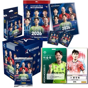 2026 K리그 파니니 축구카드 스타터 멀티팩 DP박스 손흥민 이강인 이승우 친필싸인 카드