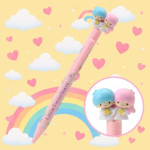 산리오 마스코트 볼펜 0.7mm 리틀트윈스타, 1개