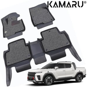 무쏘 EV 매트 카마루 6D 입체 코일매트 1+2열