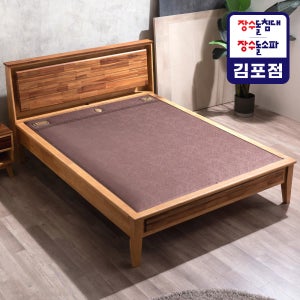 장수돌침대 7111 퀸 미네랄 황토볼 흙침대 2인용 흙볼 좌우분리난방