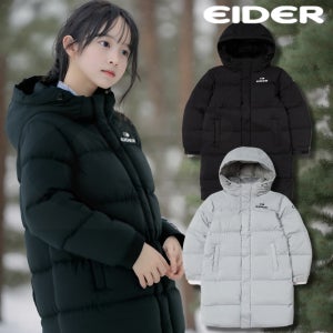 아이더 키즈 역시즌패딩 덕다운 어린이 초등학생 오리털 롱 다운 겨울 보온 점퍼