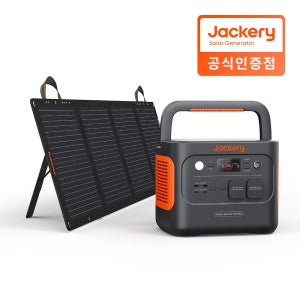 잭커리 1000Plus 인산철 올인원 파워뱅크+100W Mini 태양광 패널 세트