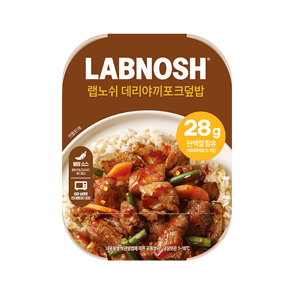 랩노쉬 데리야끼 포크 덮밥 제품 이미지