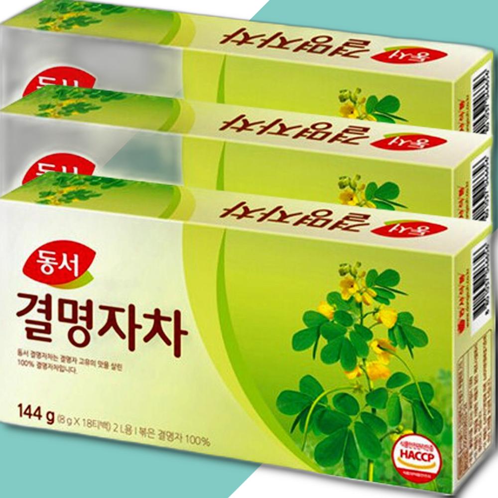 동서식품 결명자차 8g x 54개입 18개x3개 보리차 결명자차 동서 티백 식수용