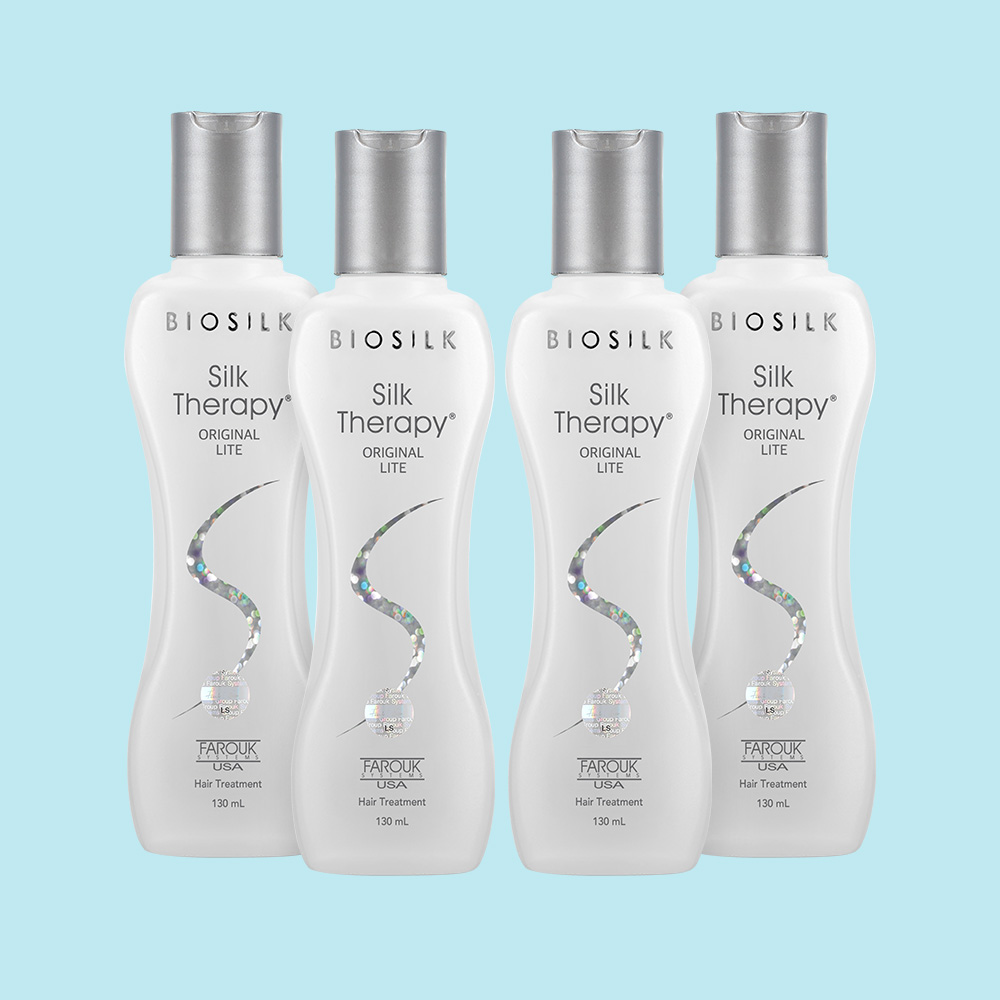 실크테라피 오리지널 라이트 헤어에센스 헤어오일 130ml, 4개